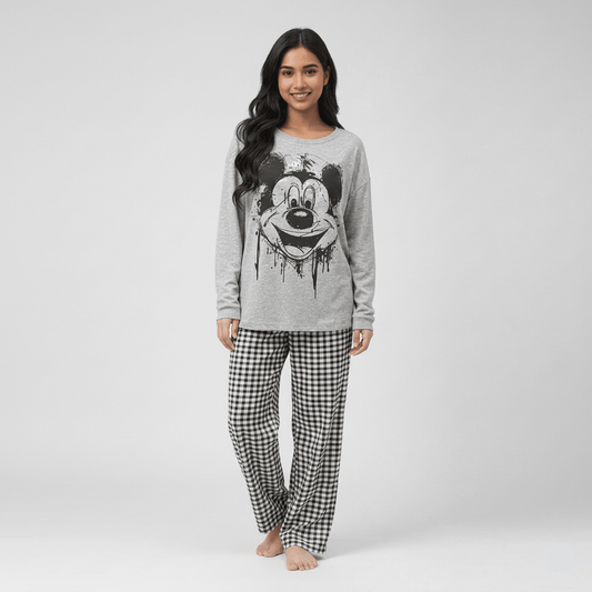 Midnight Mouse Padded PJ Set – With Padded Bliss - Zero Bra