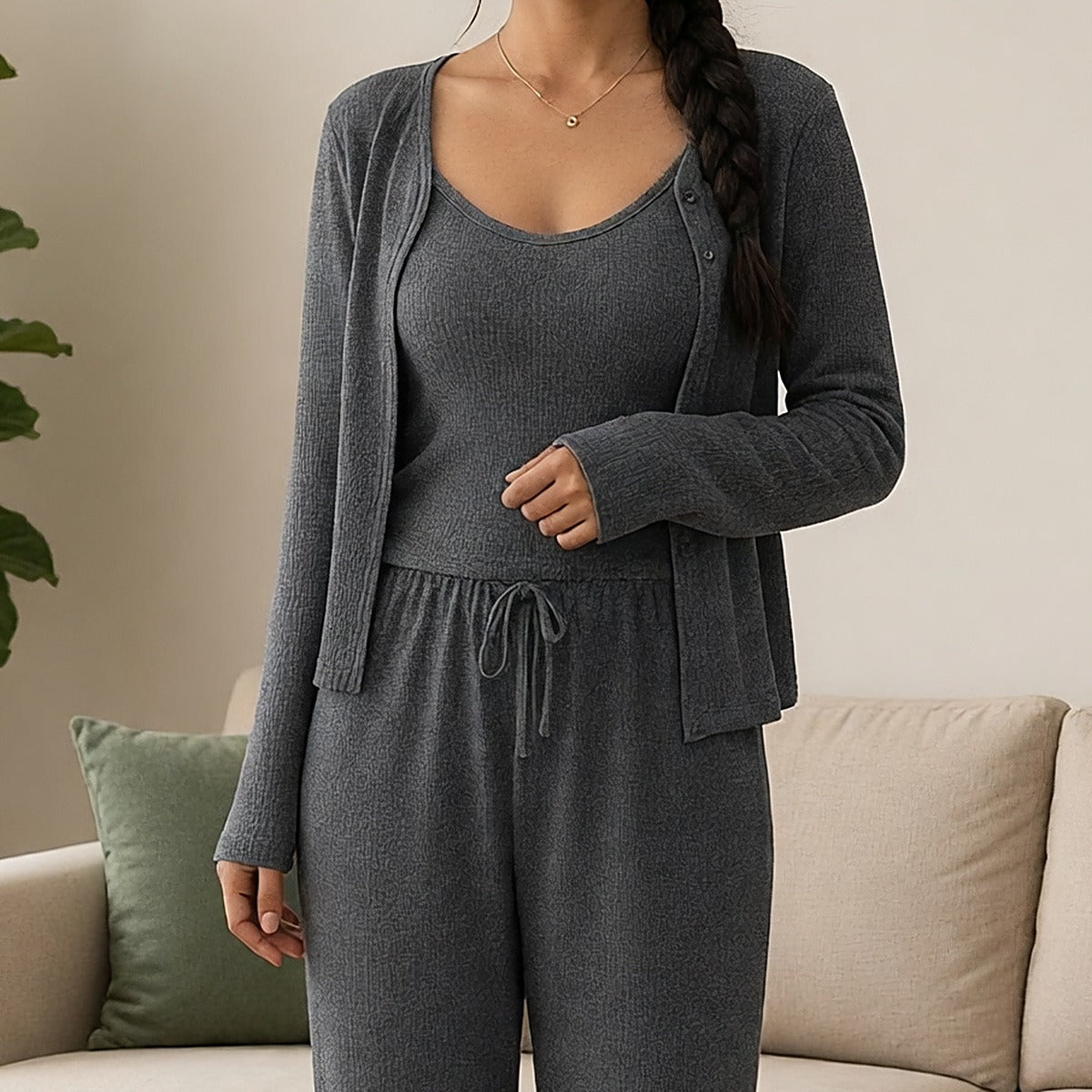 Midnight Snuggle 3-Piece Padded Night Suit