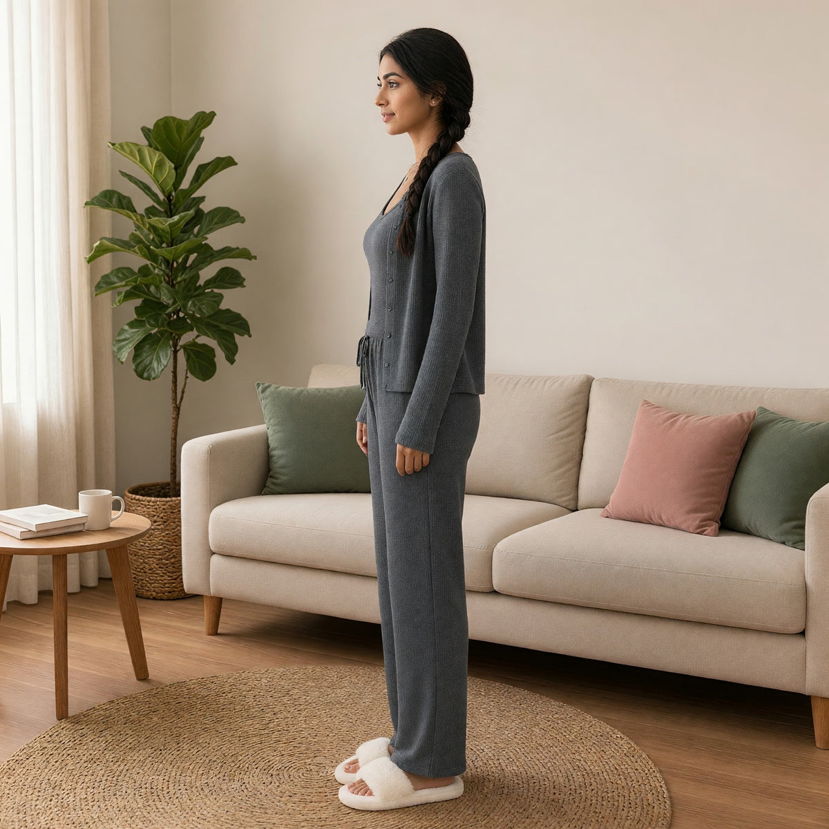 Midnight Snuggle 3-Piece Padded Night Suit