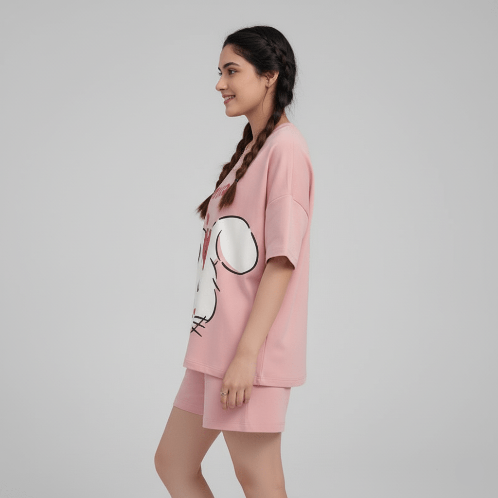 Mikko Bunny PJ Set – With Padded Cuteness - Zero Bra