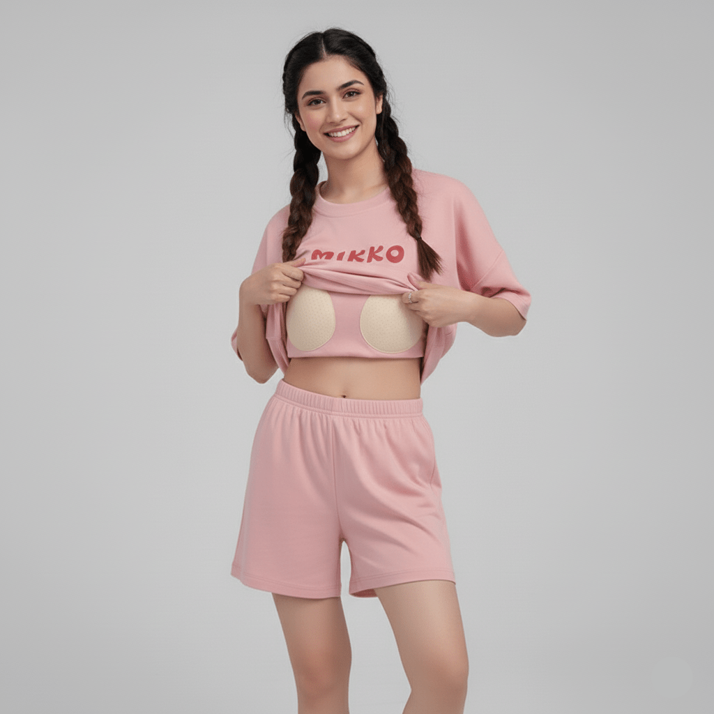 Mikko Bunny PJ Set – With Padded Cuteness - Zero Bra