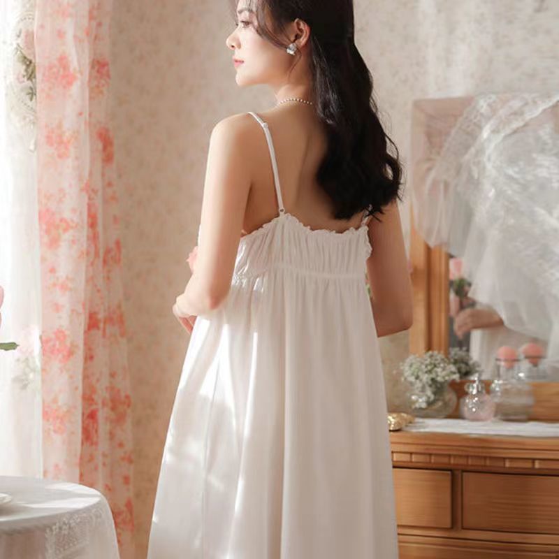 Milk Silk Padded Slip Dress – Effortless Elegance & Comfort - Zero Bra