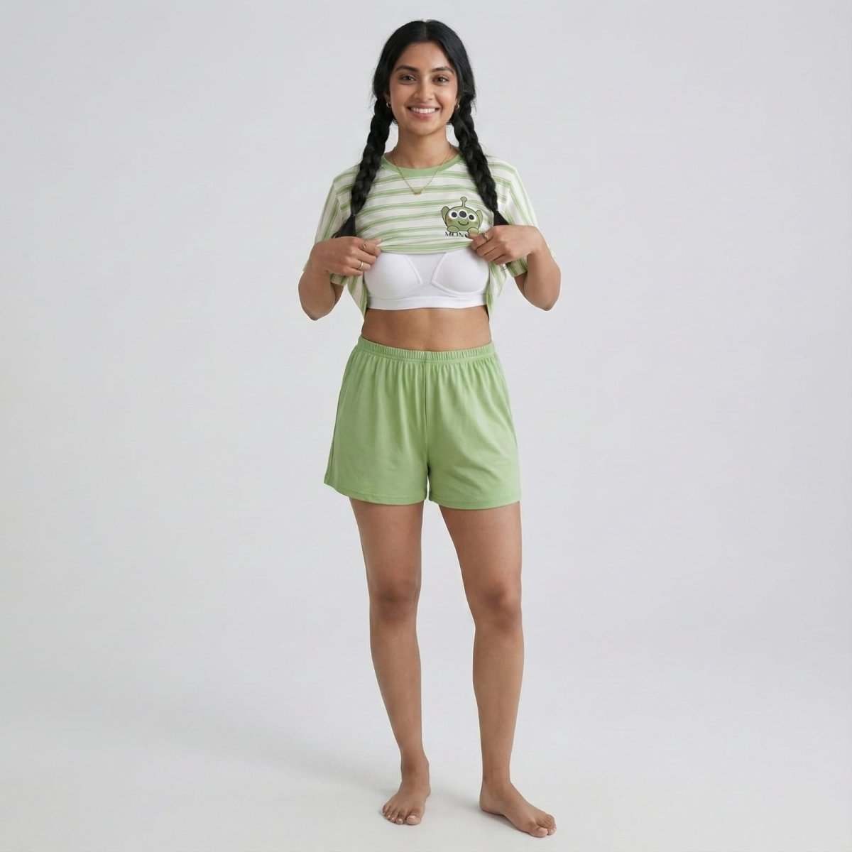 Monster Buddy PJ Set – With Padded Comfort - Zero Bra