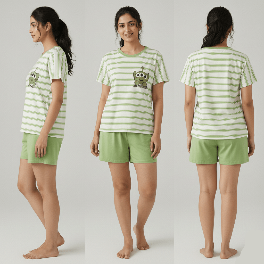 Monster Buddy PJ Set – With Padded Comfort - Zero Bra