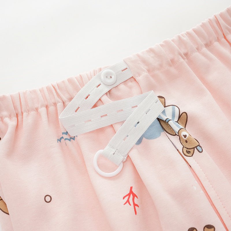 Pink Bear Maternity & Nursing Padded PJ Set – Cute Comfort, Bra - Free Ease - Zero Bra
