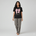 Pink Bow Muse Padded PJ Set