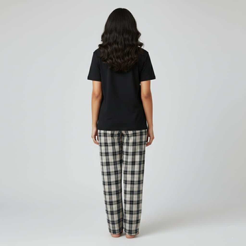 Pink Bow Muse PJ Set – With Padded Bliss - Zero Bra