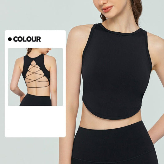 PowerFit High - Neck Bra Top – Sleek & Supportive - Zero Bra