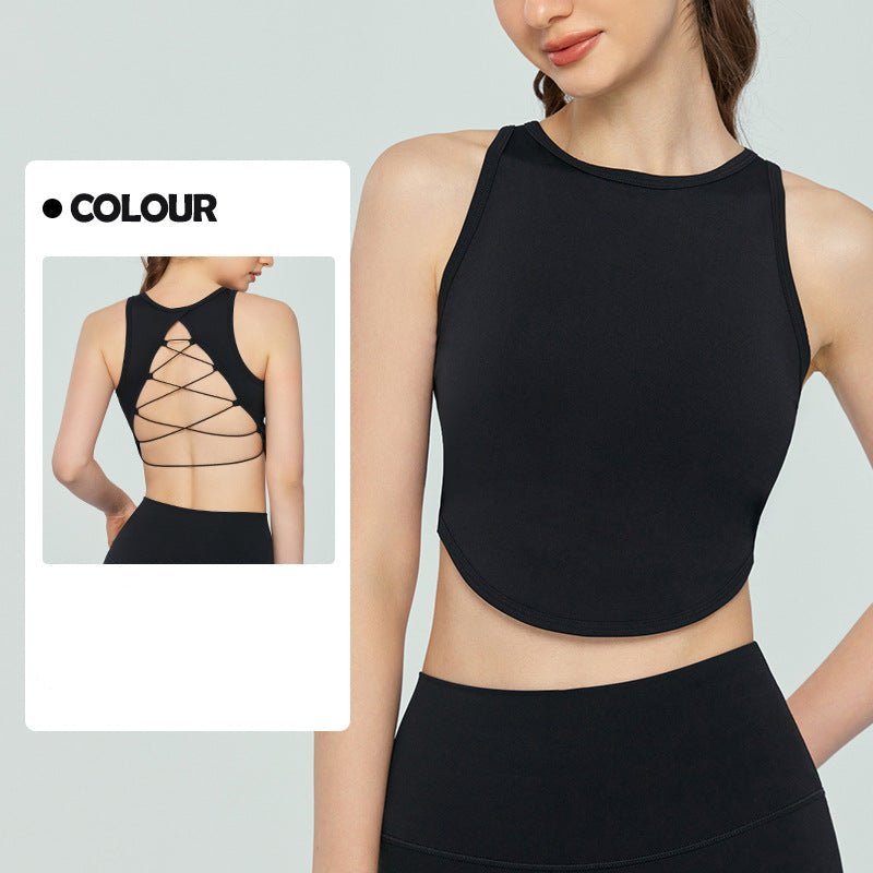 PowerFit High - Neck Bra Top – Sleek & Supportive - Zero Bra