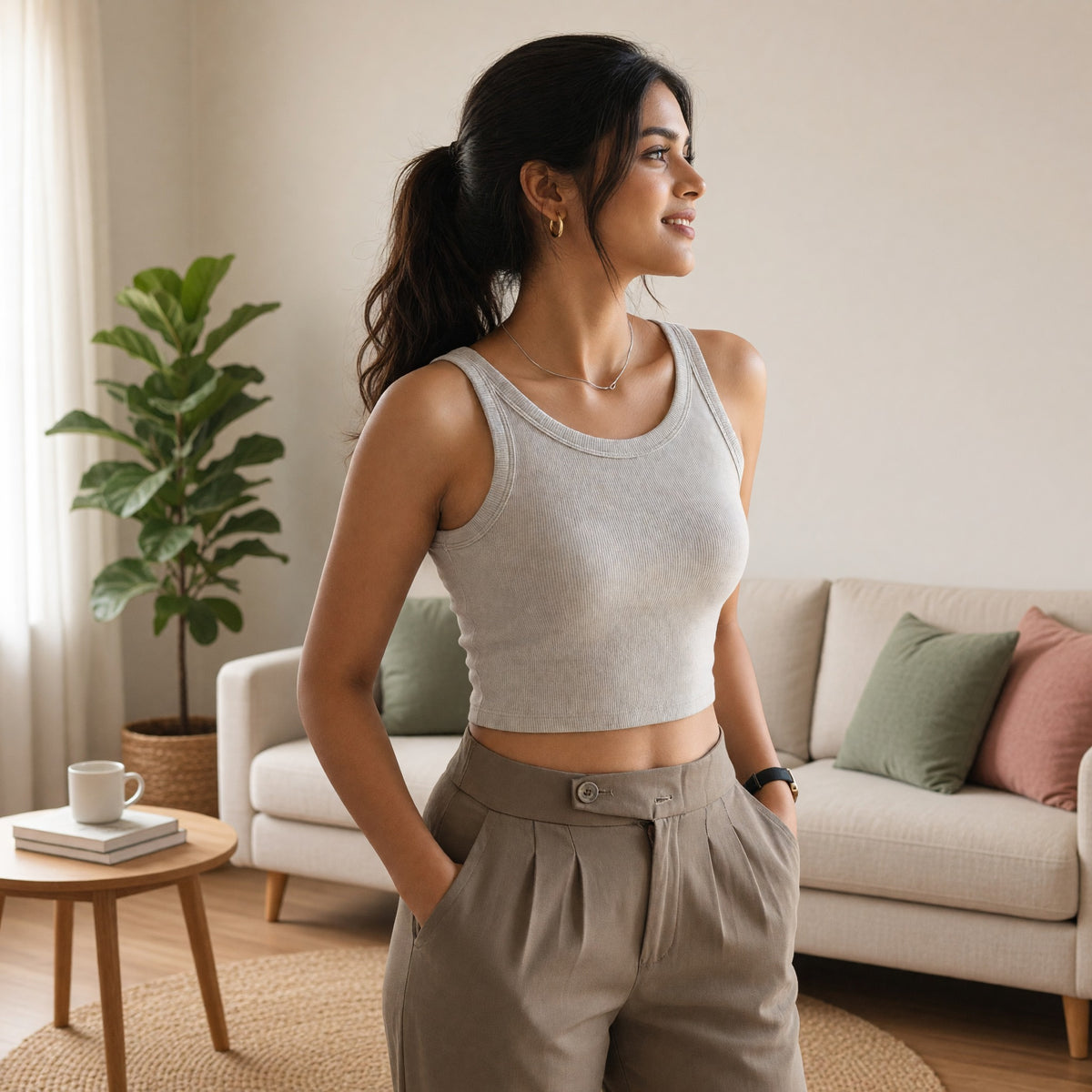 PowerForm Built-in Bra Gym Tank
