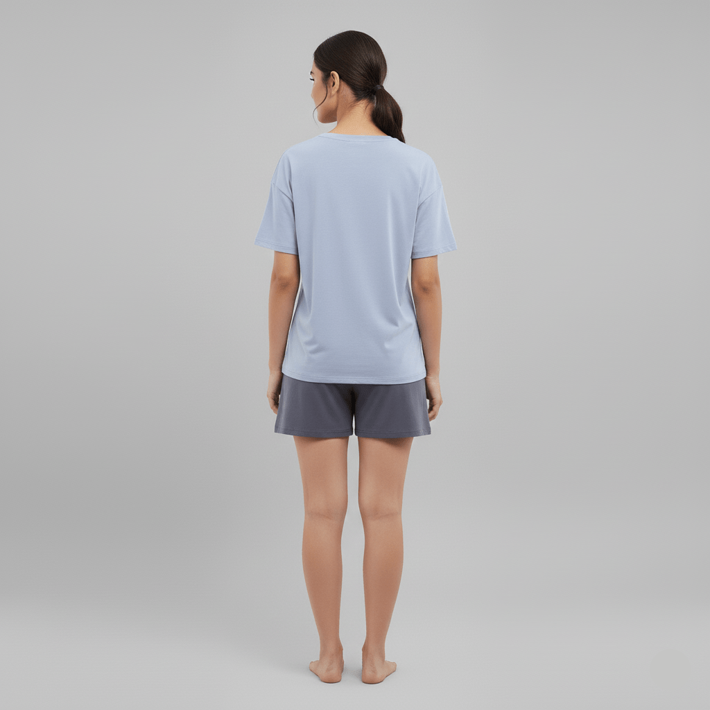 Premium Modal Chill Slate Padded Lounge Set - Zero Bra