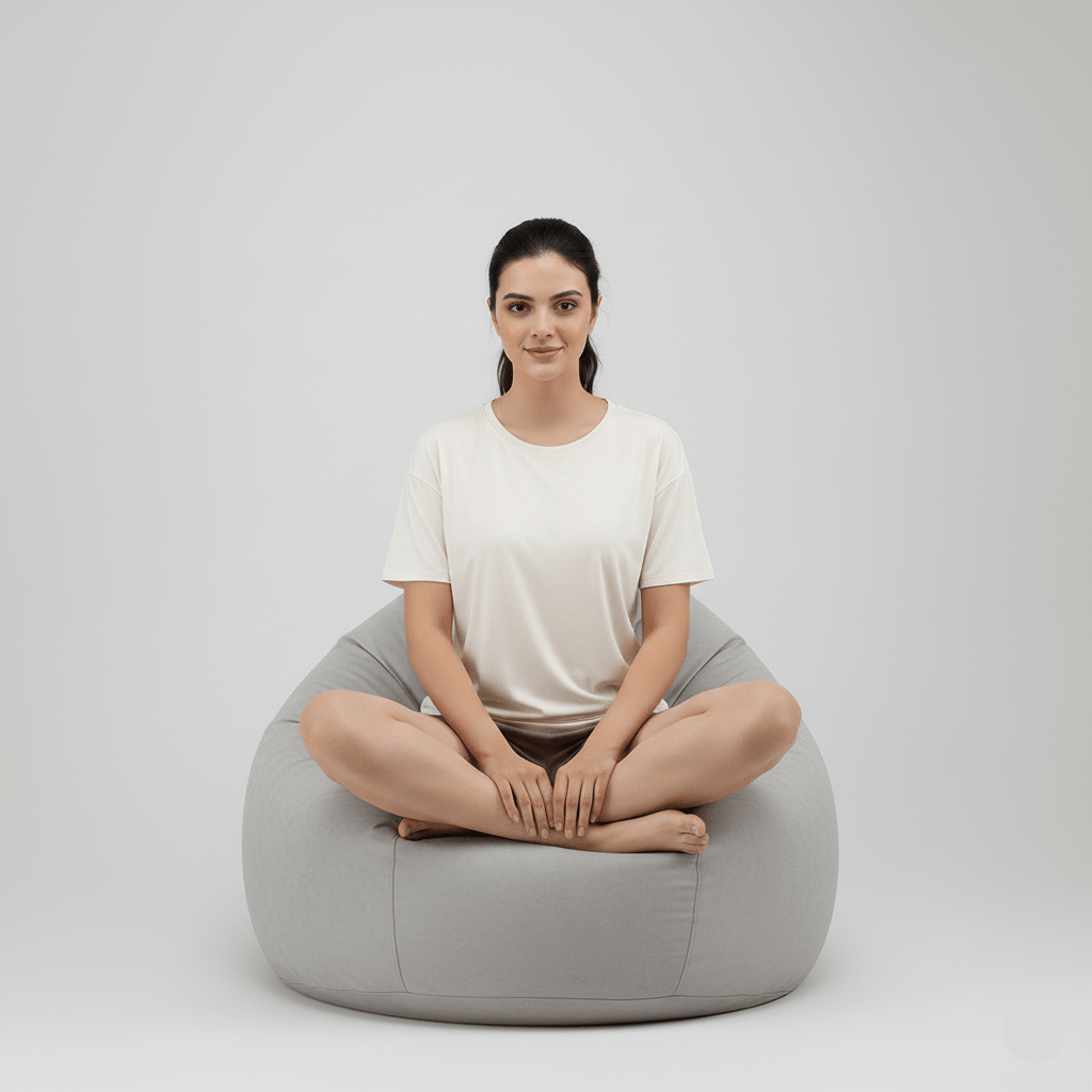 Premium Modal Cream Mocha Padded Lounge Set - Zero Bra