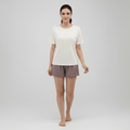 Cream Mocha Modal Padded Lounge Set