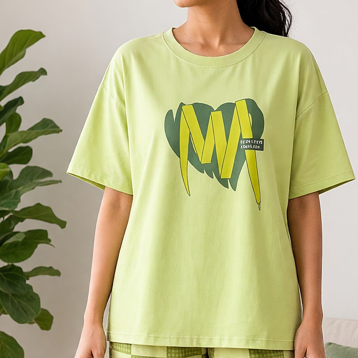 Premium Modal Matcha Padded Night Suit