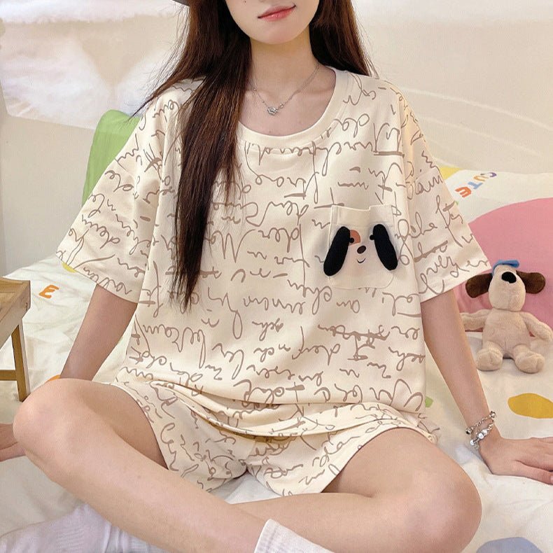 Puppy Love PJ Set – With Padded Sweet Ease - Zero Bra