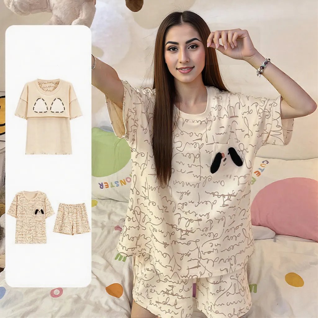 Puppy Love PJ Set – With Padded Sweet Ease - Zero Bra