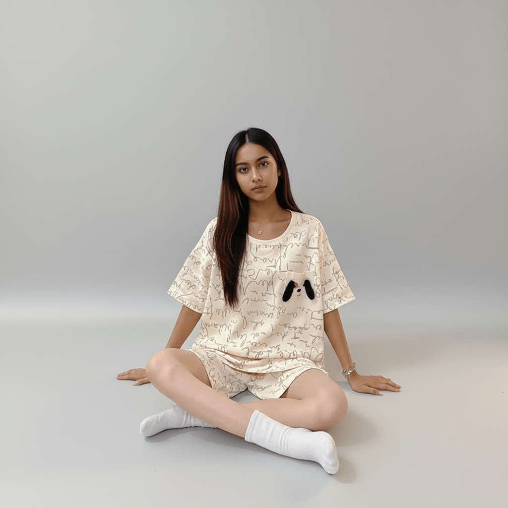 Puppy Love PJ Set – With Padded Sweet Ease - Zero Bra