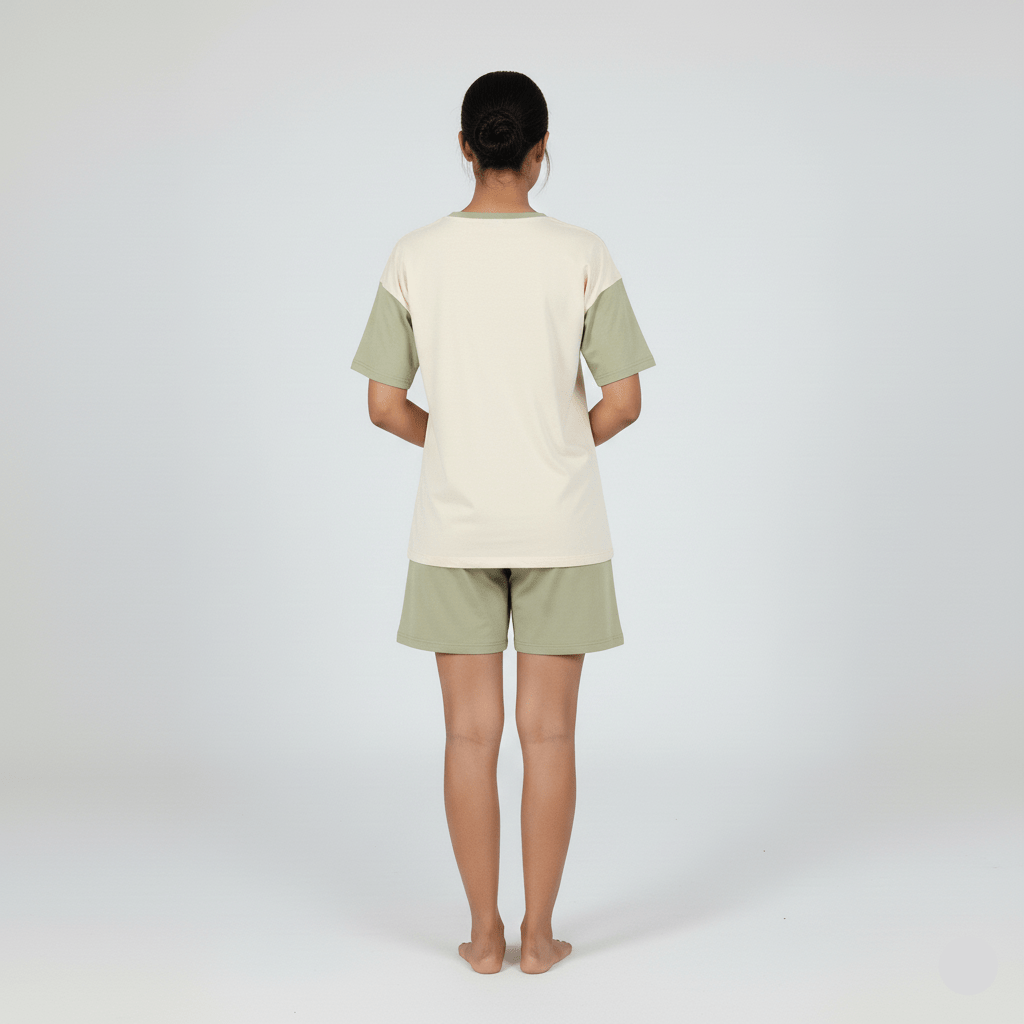 Relax Time Dino PJ Set – With Padded Ease - Zero Bra