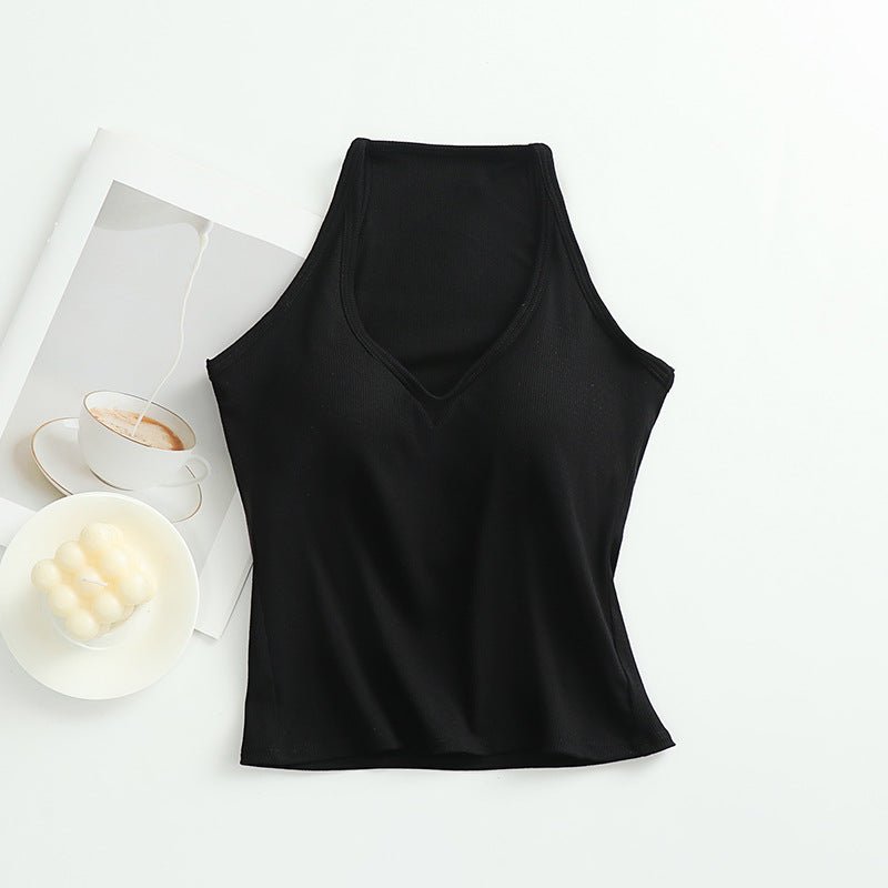 Ribbed Built - In Bra Tank Tops – Everyday Essential - Zero Bra