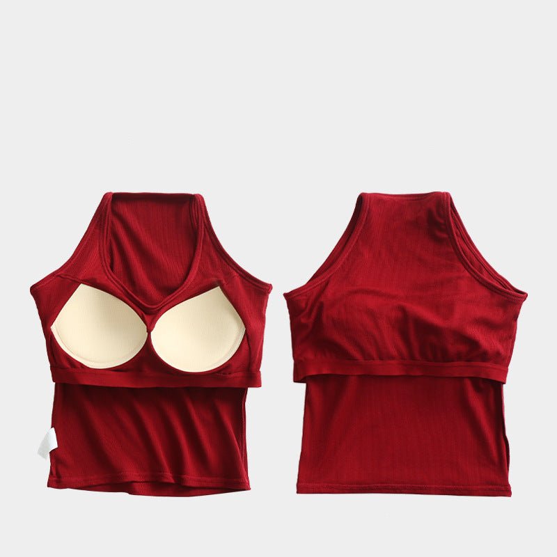 Ribbed Built - In Bra Tank Tops – Everyday Essential - Zero Bra