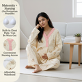 Teddy Bloom Padded Nursing PJ Set
