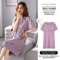 Lavender Doodle Padded Nightgown