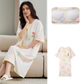 Pastel Petals Padded Nightgown