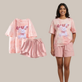 Blush Bunny Summer Padded Lounge Set