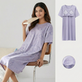 Lavender Bunny Padded Nightgown