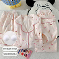 Blush Kitty 3-Piece Padded PJ Set