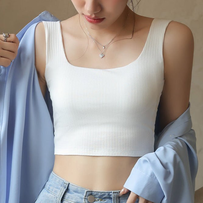 Sculpt & Sleek Built - In Bra Cami – Clean Lines, Confident Fit! - Zero Bra