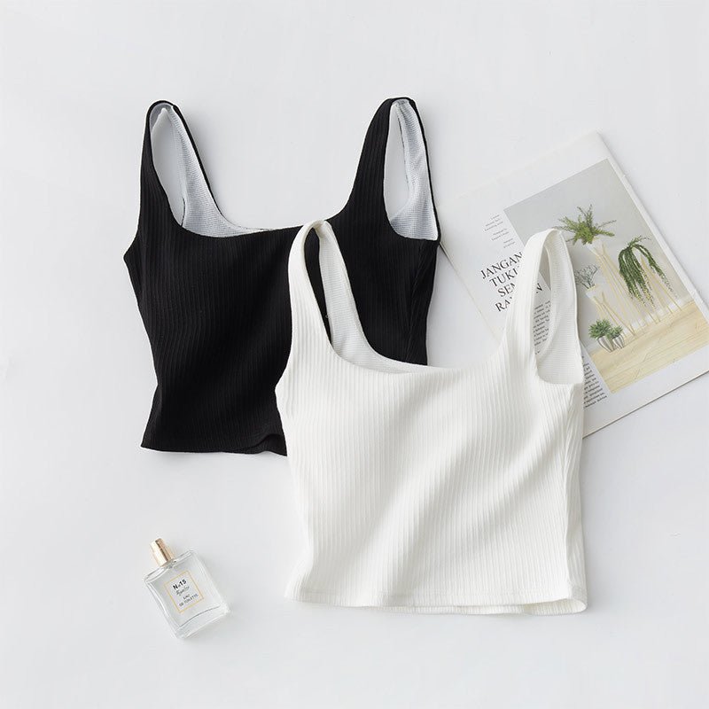 Sculpt & Sleek Built - In Bra Cami – Clean Lines, Confident Fit! - Zero Bra