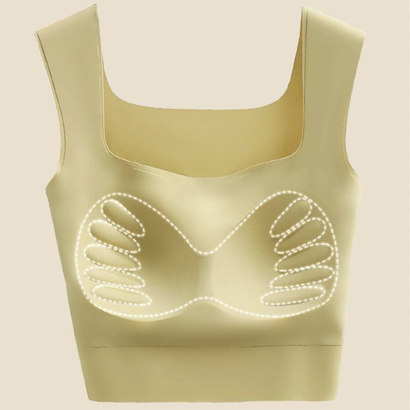 SculptEase Square Neck Tank Top With Built - In Bra - Zero Bra