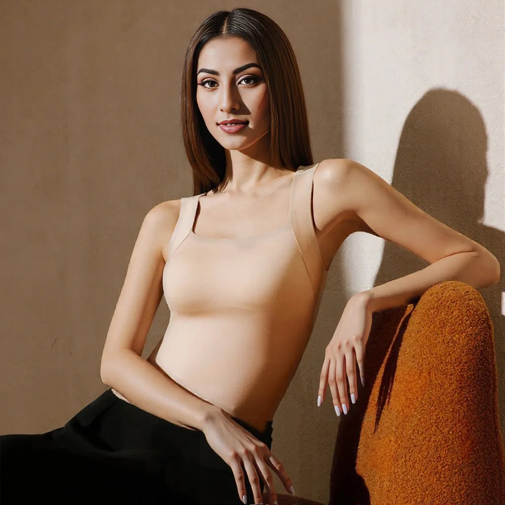 Seamless Sculpt Built - In Bra Tank – Effortless Chic & Comfort - Zero Bra