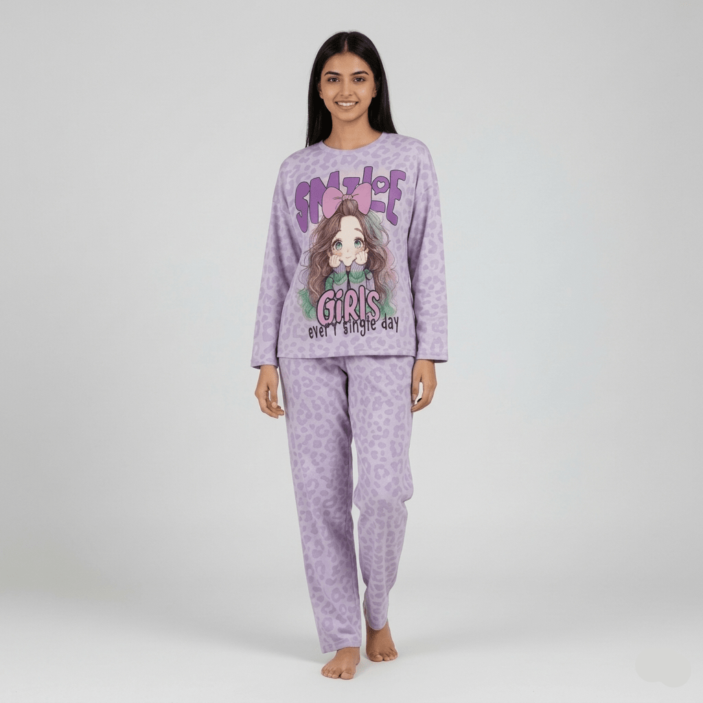 Smile Girls Padded PJ Set – With Padded Bliss - Zero Bra