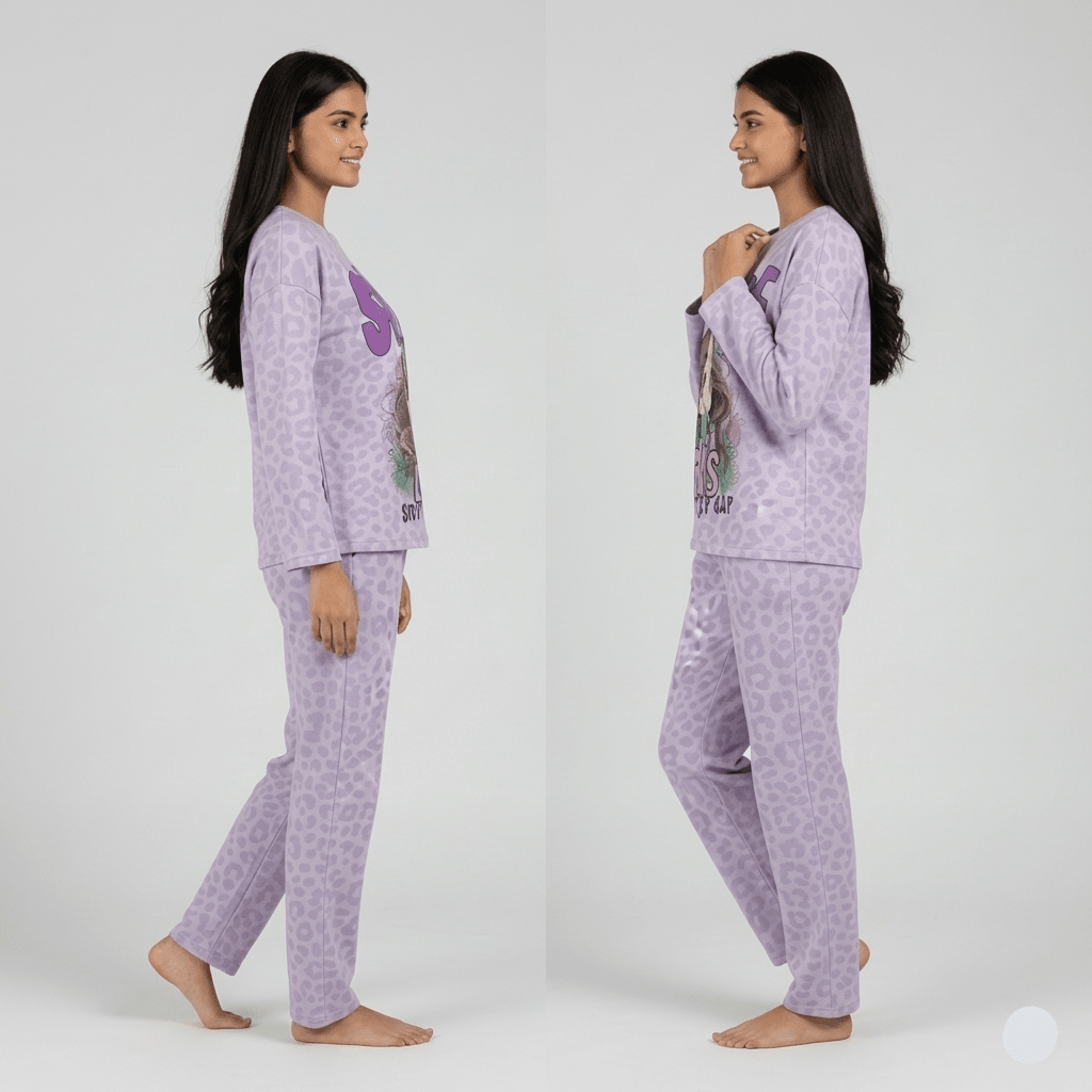 Smile Girls Padded PJ Set – With Padded Bliss - Zero Bra
