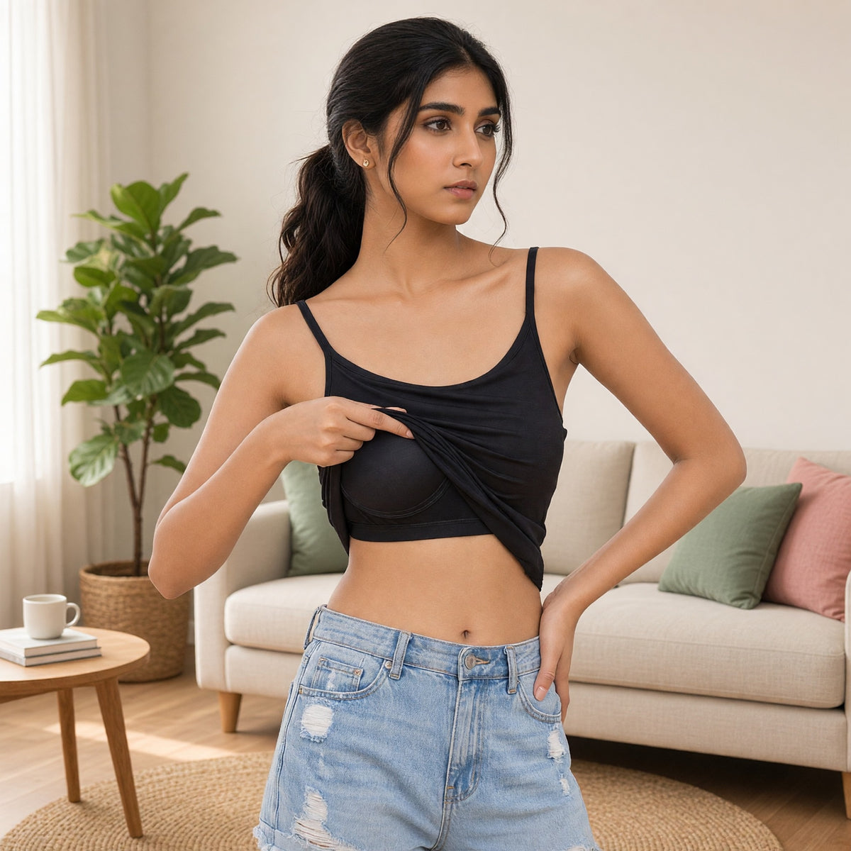 SoftLayer Built-in Bra Camisole