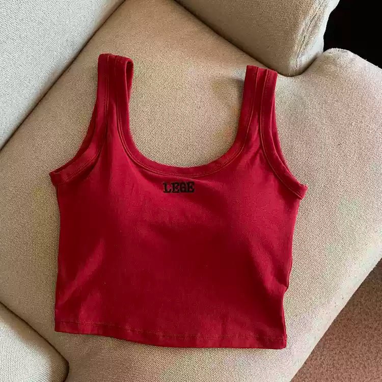 Sporty - Chic Built - In Bra Tank – Casual & Effortless - Zero Bra