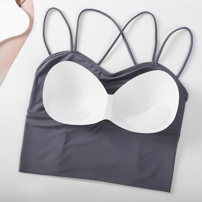 Strappy Back Built - In Bra Cami – Sexy & Chic - Zero Bra