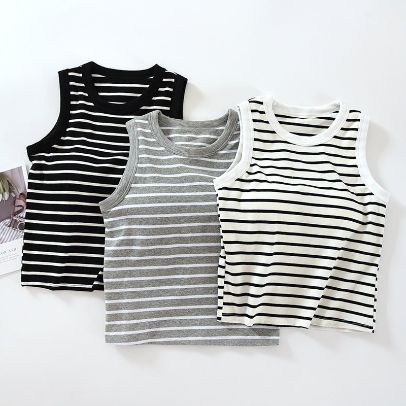 Striped & Supported Built - In Bra Tank – Everyday Fun, Effortless Fit! - Zero Bra