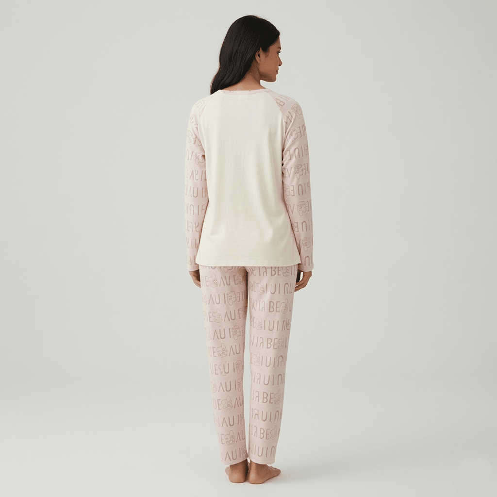 Sweet Daydream Padded PJ Set – With Padded Bliss - Zero Bra