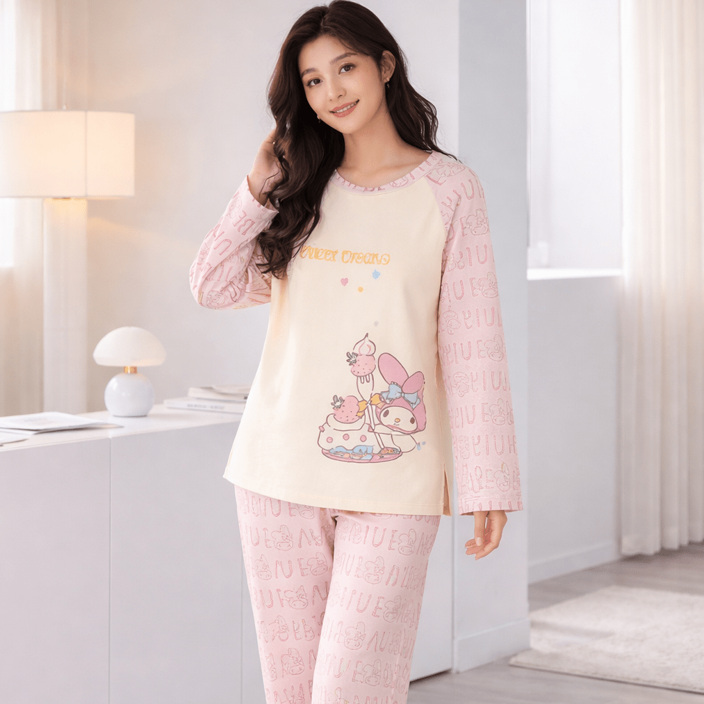 Sweet Daydream Padded PJ Set – With Padded Bliss - Zero Bra