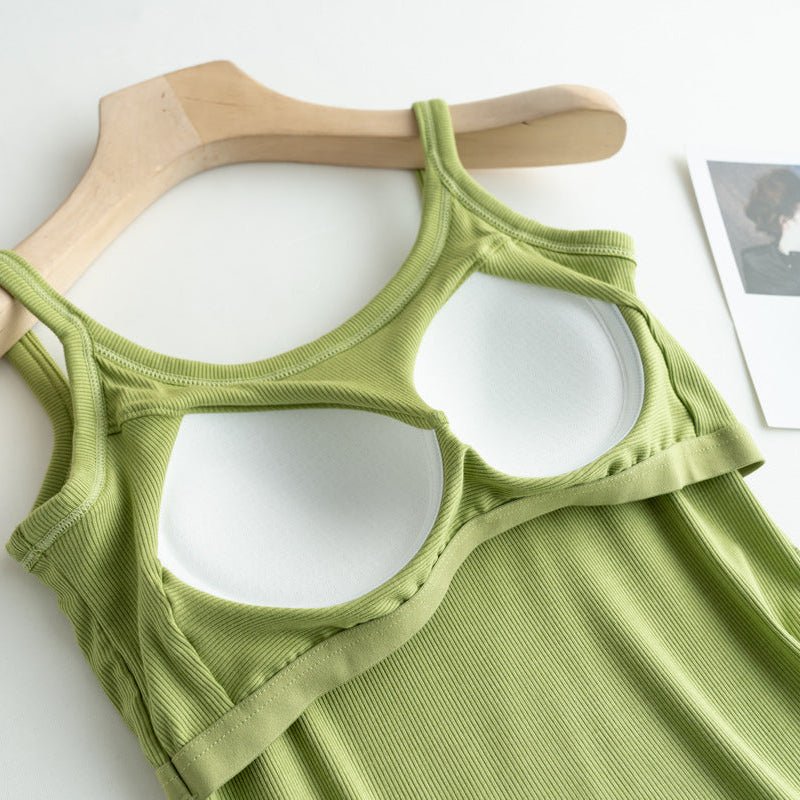 Top Breezy Flex Built - In Bra Cami – Easygoing Vibes with Built - In Confidence - Zero Bra