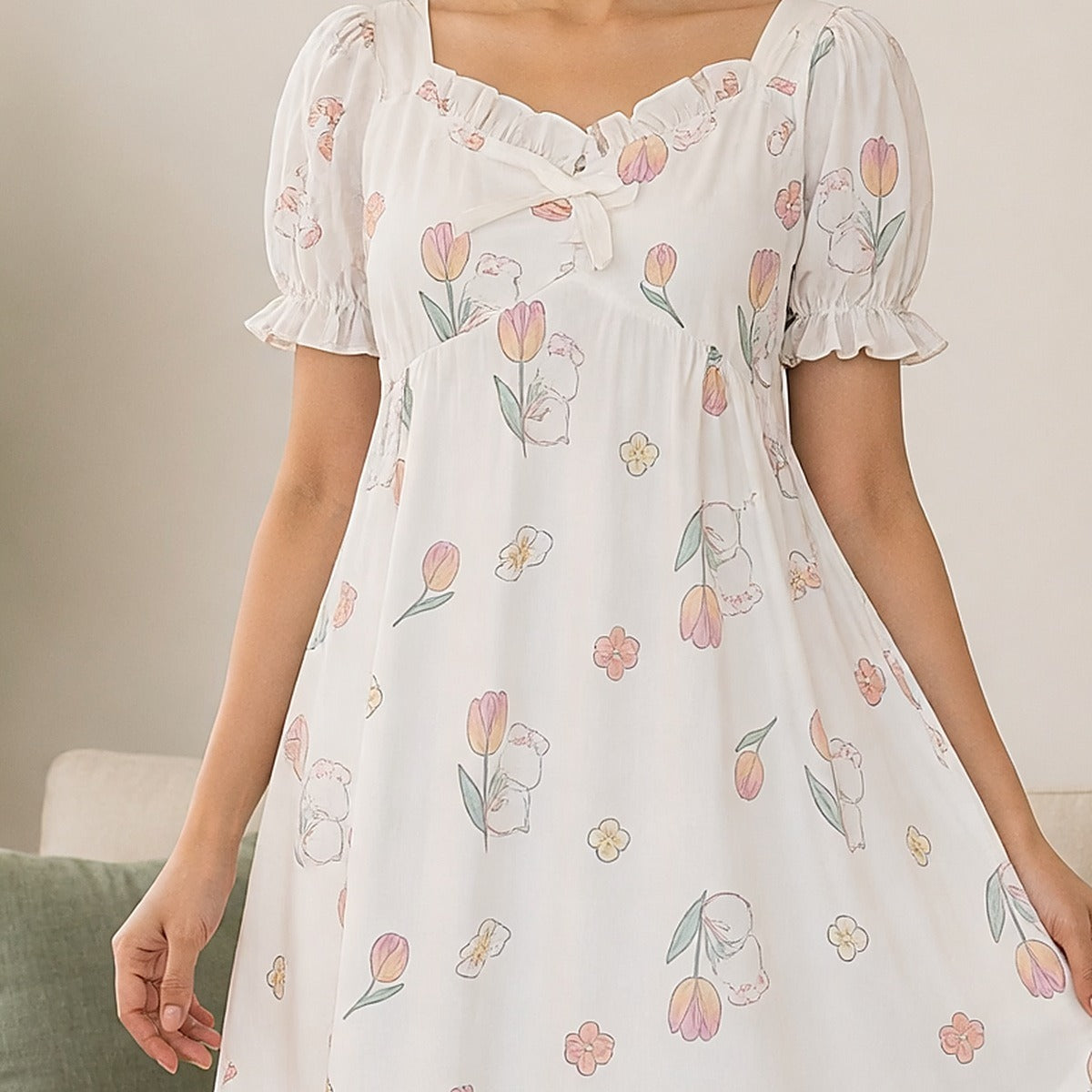 Tulip Bloom Padded Nighty