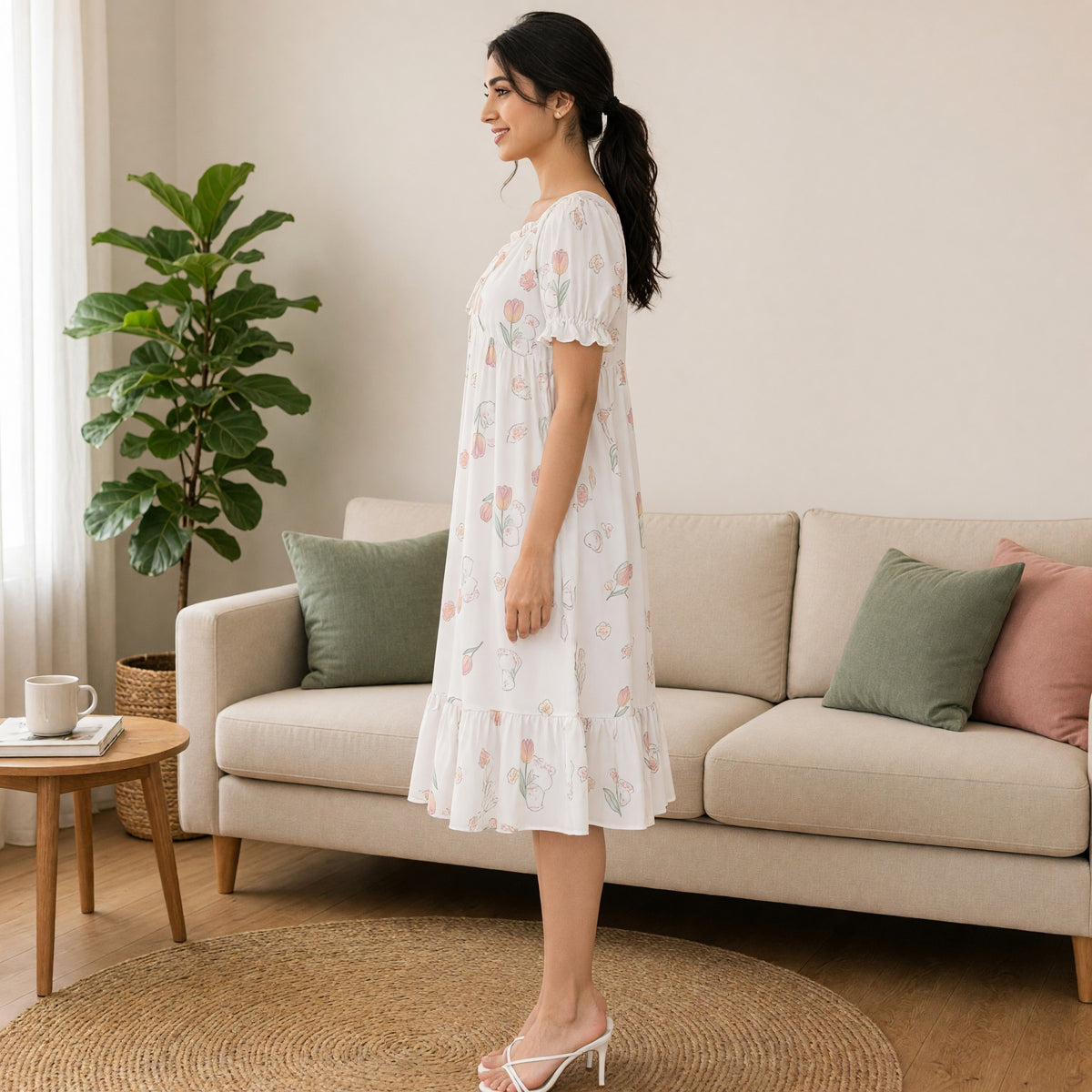 Tulip Bloom Padded Nighty