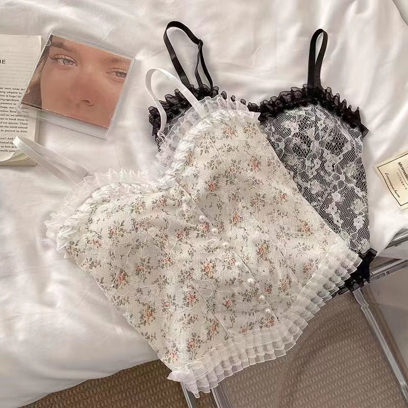 Vintage Lace Corset Top – Dreamy & Delicate - Zero Bra