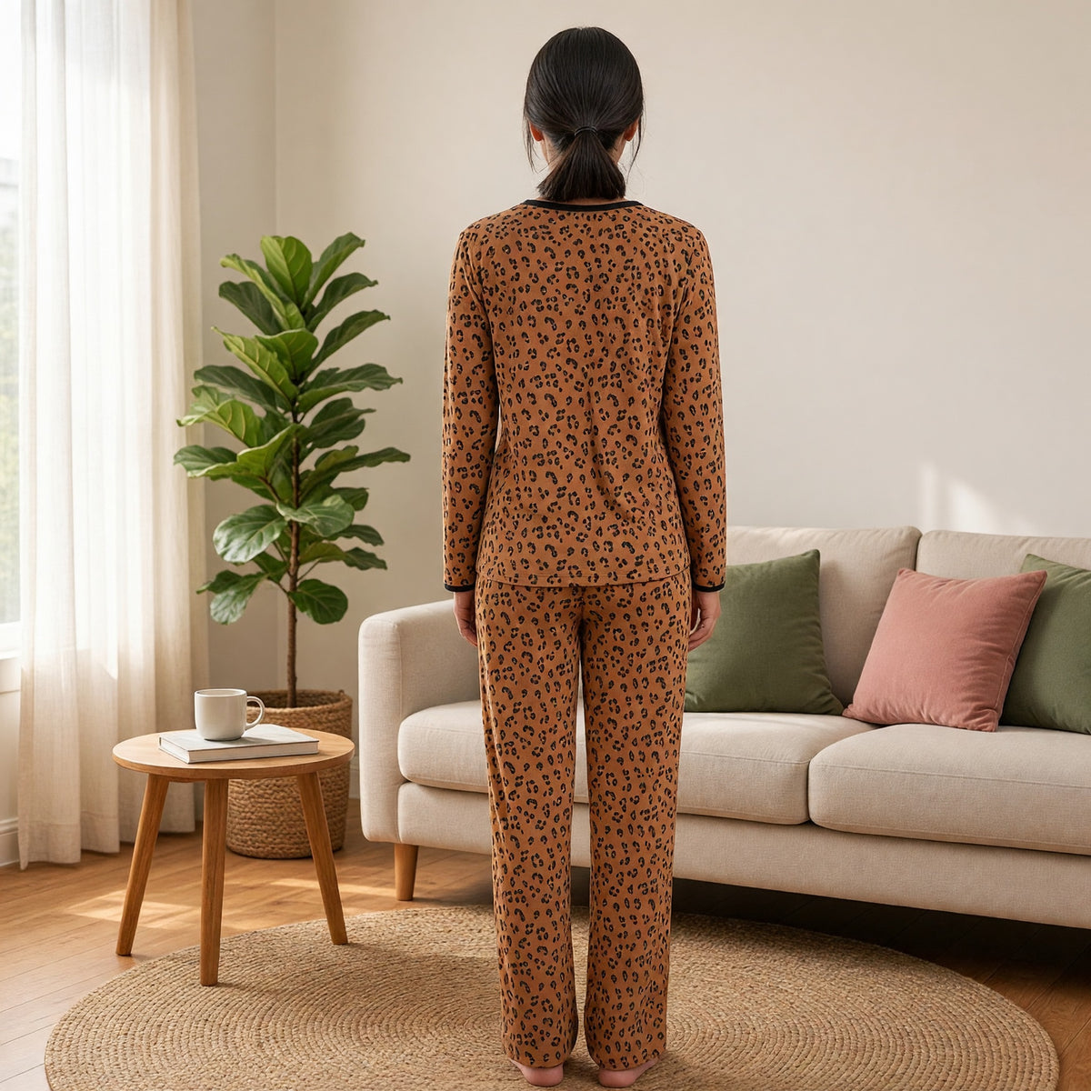 Wild Chic Padded Night Suit